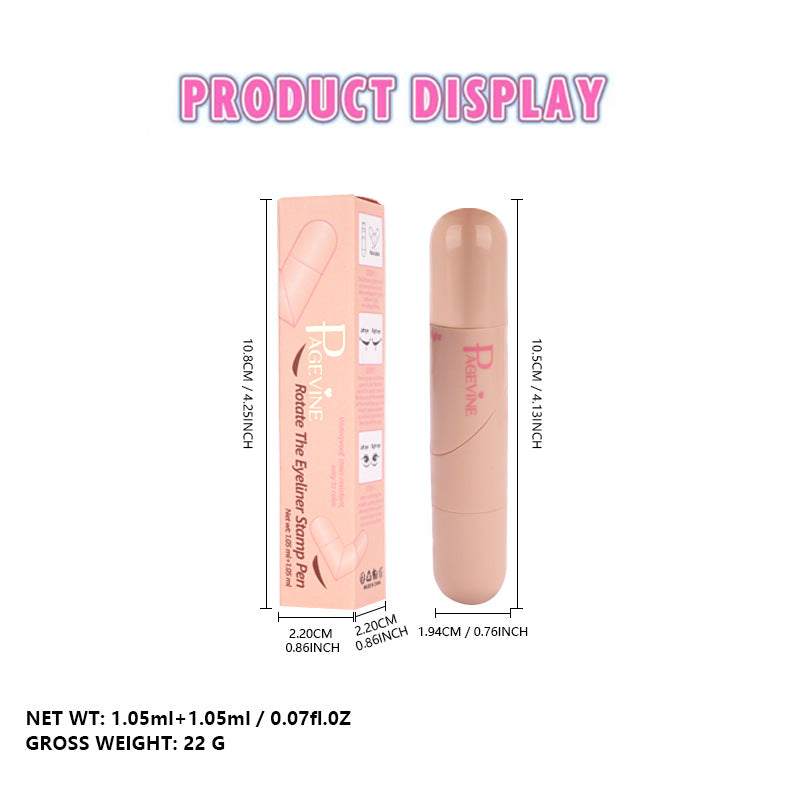 💞LAST DAY-BUY 1 GET 1 FREE💞Rotating Eyeliner Stamp Pen