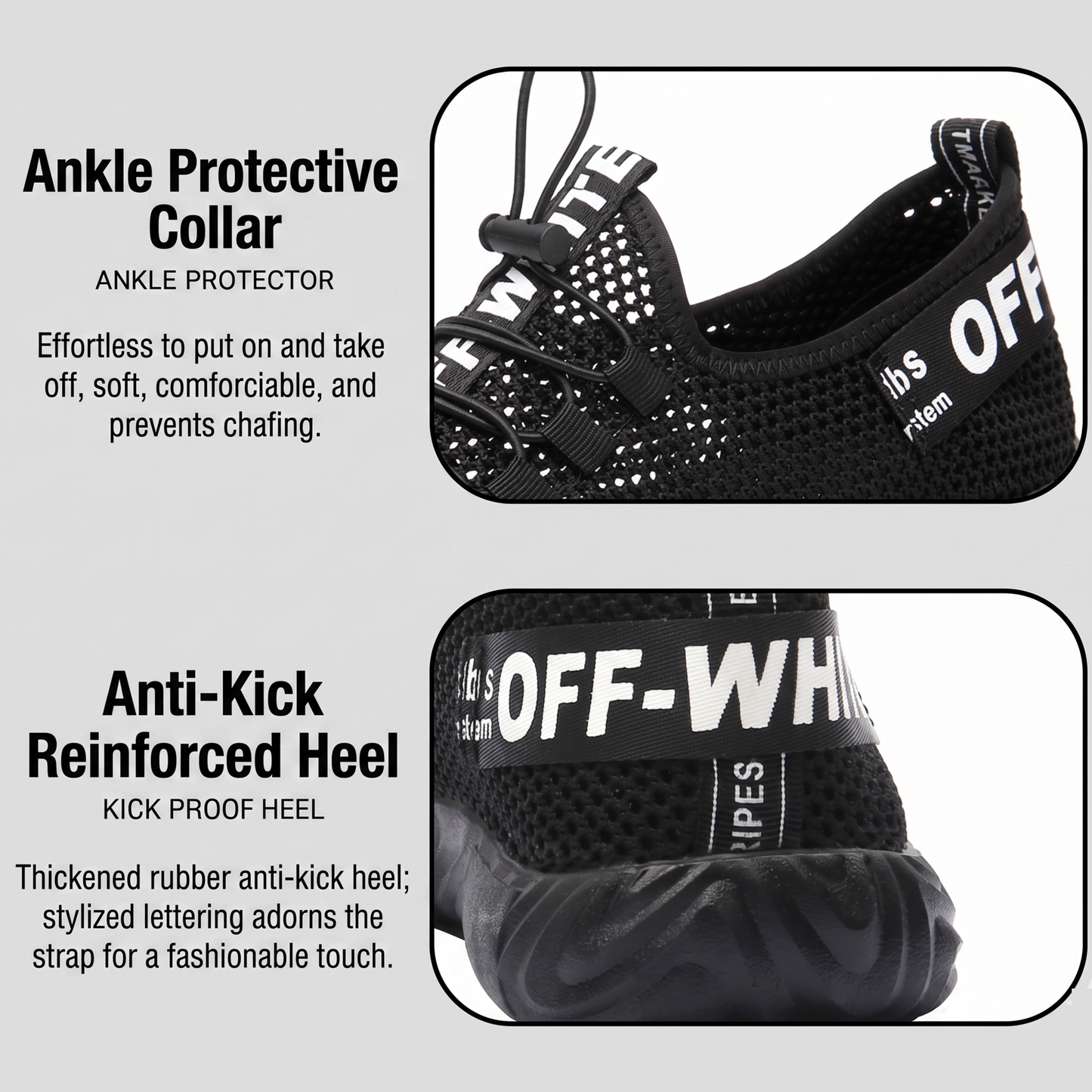 Men's Summer Breathable Safety Shoes — Anti-Smash & Puncture-Resistant