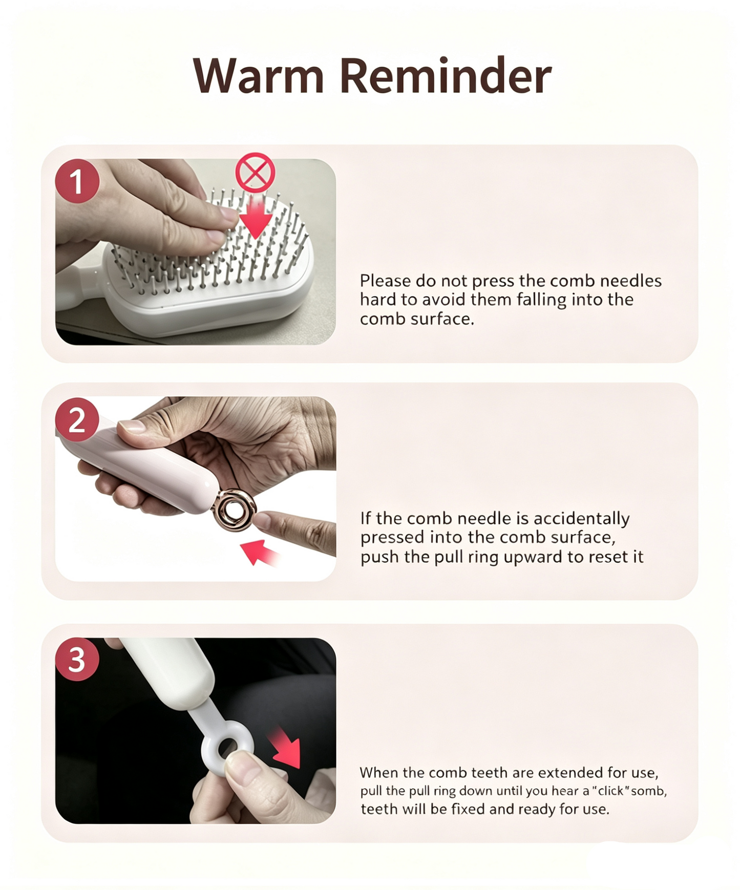 🎁Retractable Cushion Massage Comb