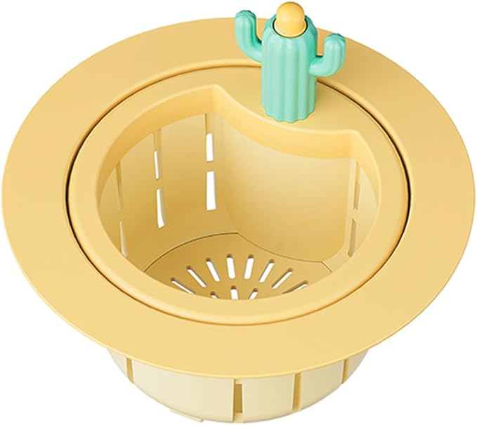 Magic Cactus Sink Strainer | Touch-Free Push-to-Dump Kitchen Drain Filter
