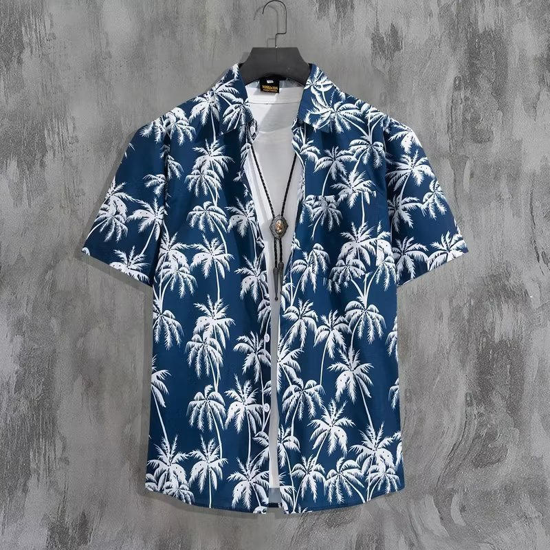 Men's Casual Vintage Summer Beach Short Sleeve Shirt 20% off on 2 or more items!