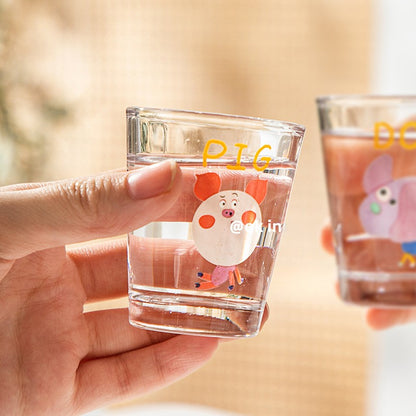 Kawaii Glass Shot Cups | Cute Cartoon Mini Glasses for Soju, Sake & Espresso