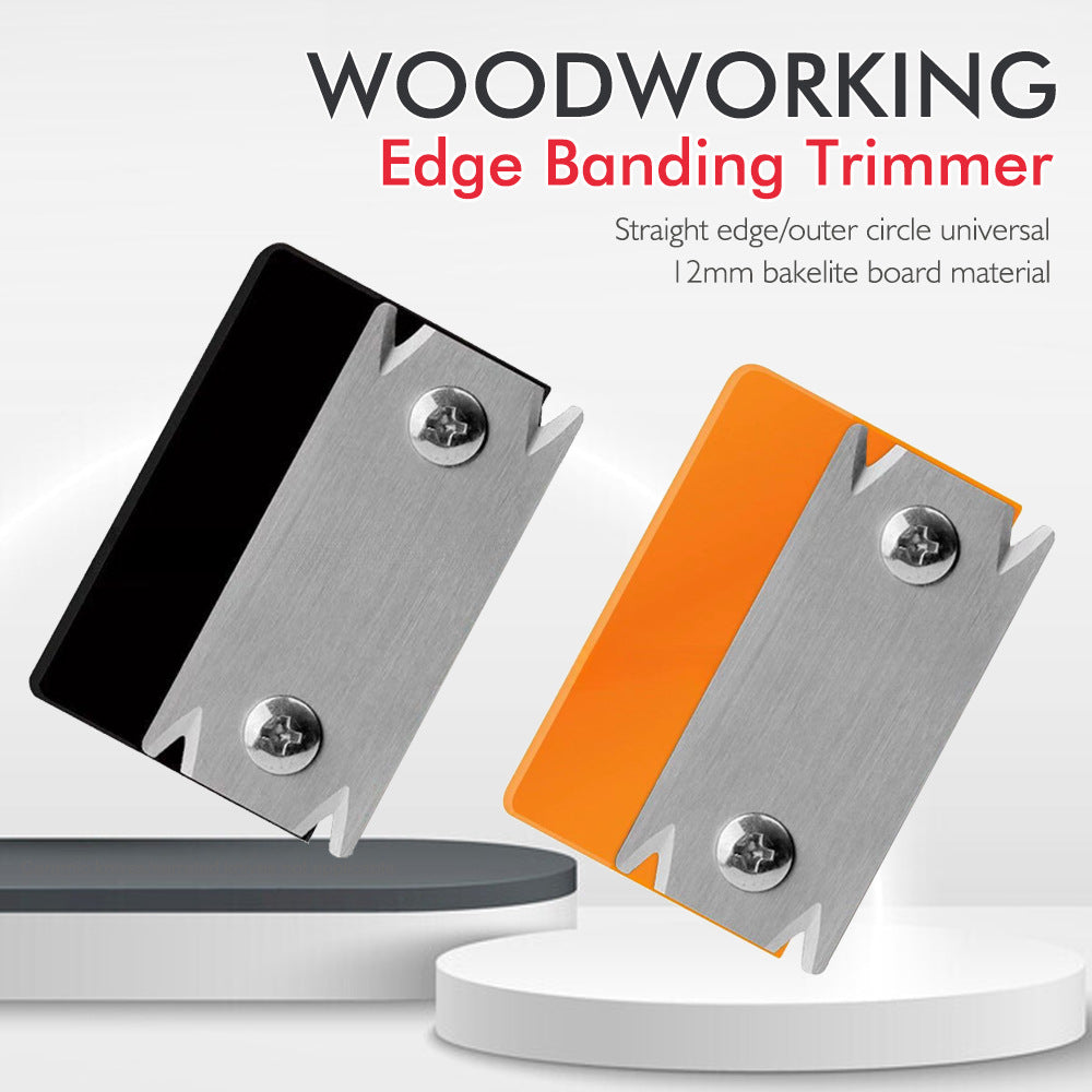 🪚 Professional Woodworking Edge Trimmer | Manual Chamfer & Rounding Edge Banding Scraper