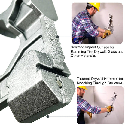 🔨 15-in-1 Heavy Duty Demolition Tool | Forged Steel Pry Bar & Multi-Hammer