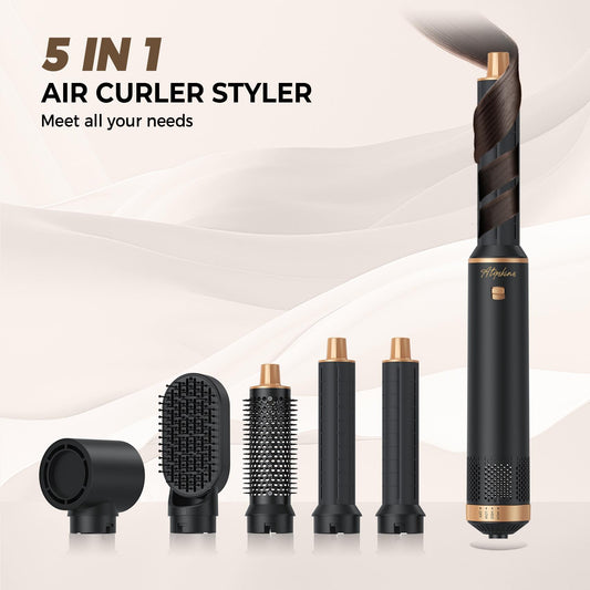 Bossehome 5-in-1 Air Styler &Hair Dryer Brush Set