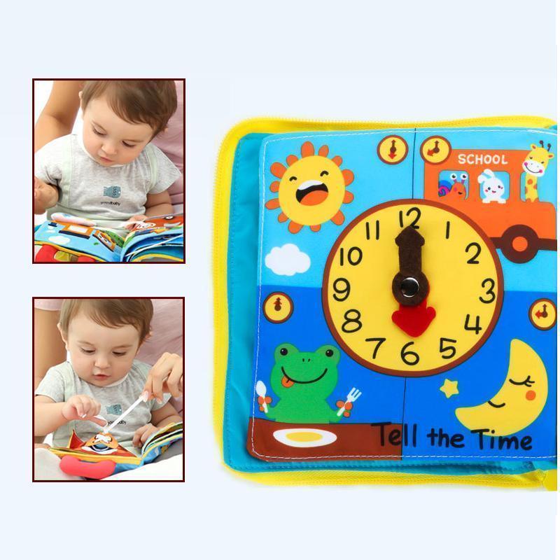 3D Interactive Soft Cloth Book for Babies - Tear-Proof, Washable & Sensory Development Toy - Perfect First Book for Toddlers 0-3 Years.