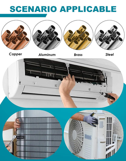 🔧 Heavy Duty 3-in-1 Tube Bender | 180° Pipe Bending Tool for Copper, Brass & Aluminum