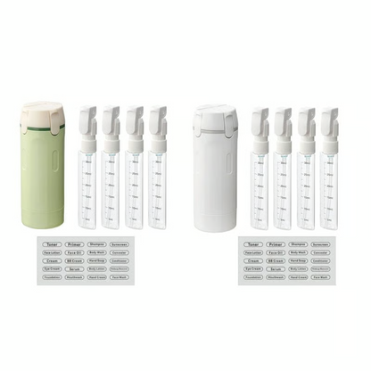 4-in-1 Leakproof Rotatable Travel Dispenser Set