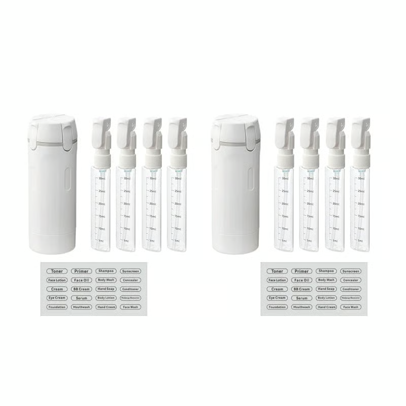 4-in-1 Leakproof Rotatable Travel Dispenser Set