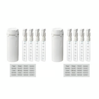4-in-1 Leakproof Rotatable Travel Dispenser Set