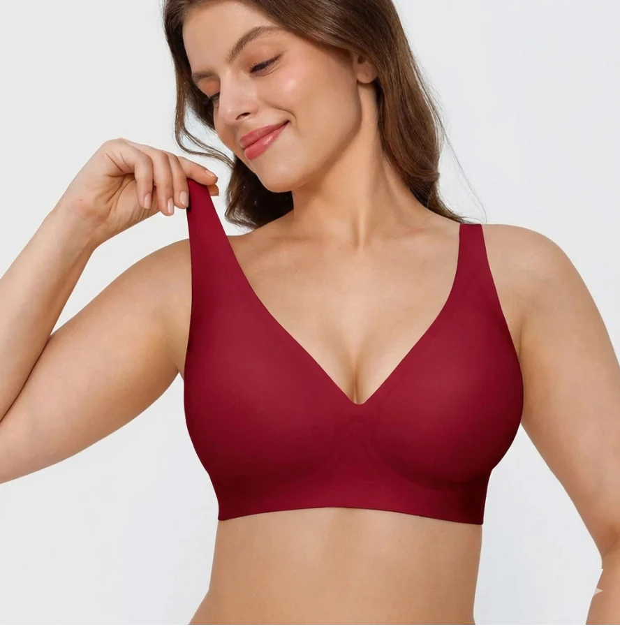Everyday Seamless Deep V Bra
