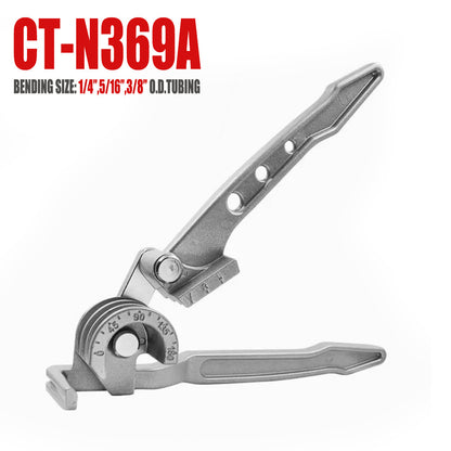 🔧 Heavy Duty 3-in-1 Tube Bender | 180° Pipe Bending Tool for Copper, Brass & Aluminum