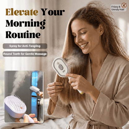 ⏰Final 3 Hours: Only $32.99🎉Electric Spray Air Cushion Massage Comb
