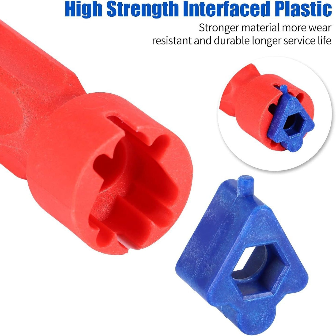 Multi-Functional Toilet Seat & Sink Wrench | Plumbing Installation Tool for Hard-to-Reach Nuts