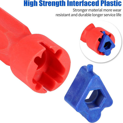 Multi-Functional Toilet Seat & Sink Wrench | Plumbing Installation Tool for Hard-to-Reach Nuts