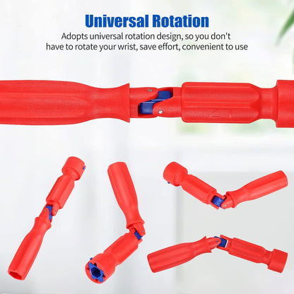 Multi-Functional Toilet Seat & Sink Wrench | Plumbing Installation Tool for Hard-to-Reach Nuts