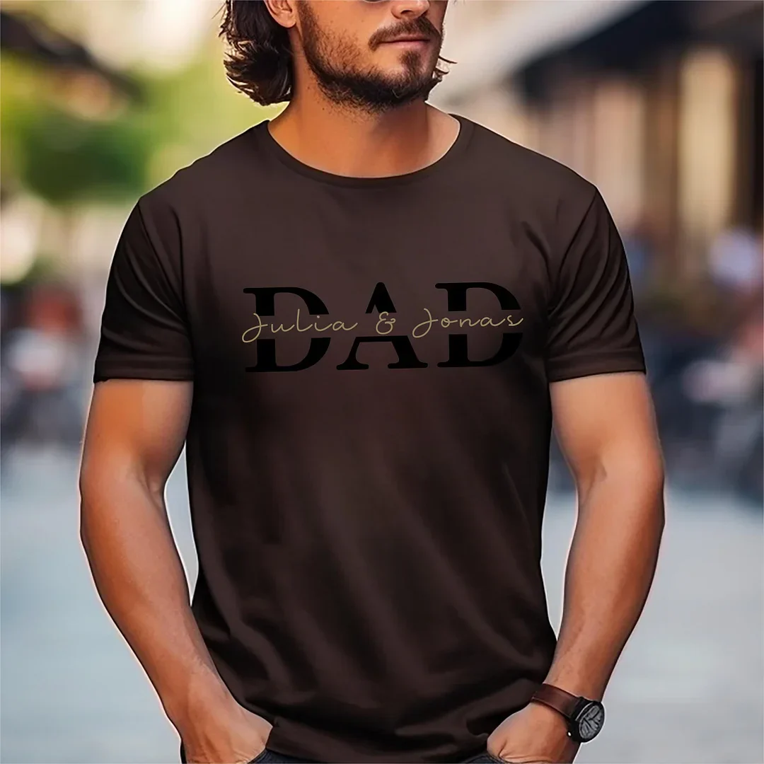 Dad Hoodie Personalized, Father T-Shirt Gift, Cool Dad Printing/Embroidery Sweatshirt