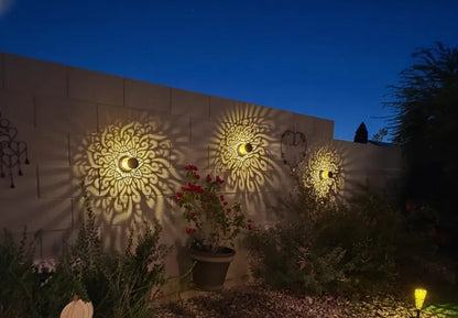 🔥Limited 50% OFF🔥Solar Mandala Projector Light Patio Ambient Decor