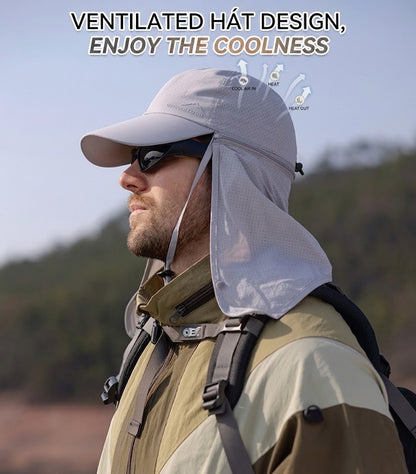 🔥50% OFF🔥Summer Sun Protection Hat with Built-In Neck Shade