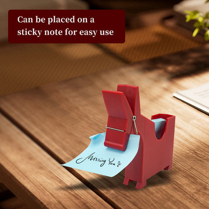 Quirky Mule Desk Memo Holder | Cute Animal Notepad Clip & Office Organizer