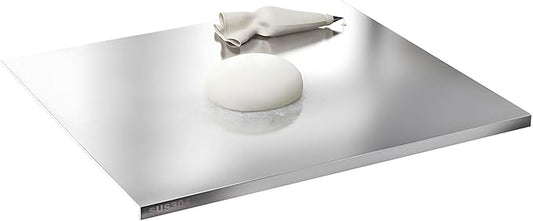 Premium Stainless Steel Cutting Board | Non-Slip, Zero Microplastic Hygienic Chopping Block