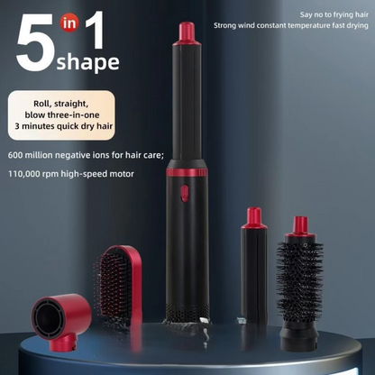 Bossehome 5-in-1 Air Styler &Hair Dryer Brush Set
