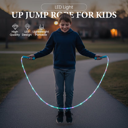 🪀Jump rope with colorful LED lights✨
