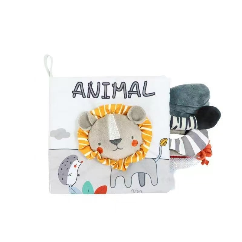 3D Interactive Soft Cloth Book for Babies - Tear-Proof, Washable & Sensory Development Toy - Perfect First Book for Toddlers 0-3 Years.
