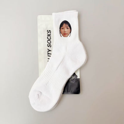 Print him on the socks 20% off for two or more items&Free shipping!