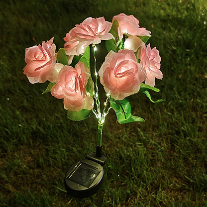 🎁🔥☀️2026 NEW Solar Simulated Garden Lights,upgraded solar panels, IP44 dustproof and waterproof