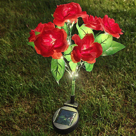 🎁🔥☀️2026 NEW Solar Simulated Garden Lights,upgraded solar panels, IP44 dustproof and waterproof