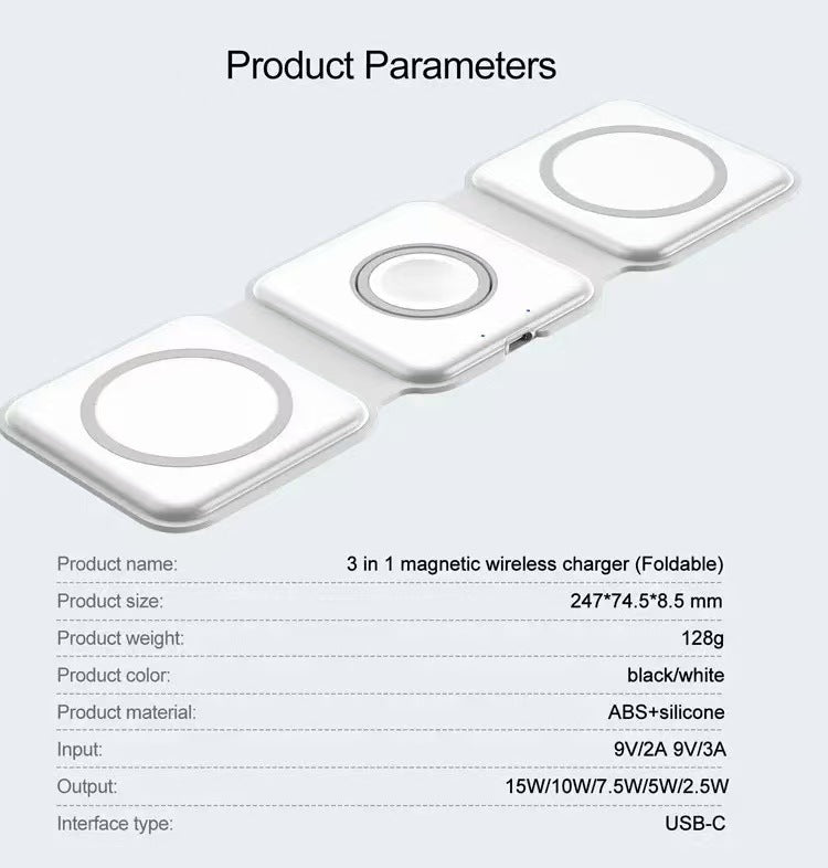 3-in-1 Wireless Charging Pad