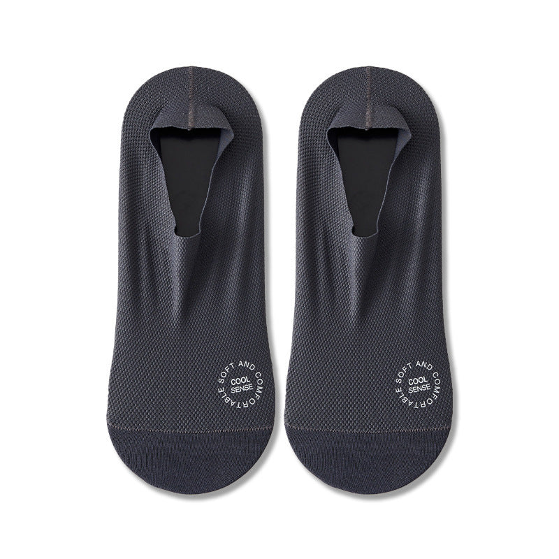 🔥 3-Pair Invisible Grip Socks Pack 🧦 – Breathable Low-Cut Anti-Slip Sweat-Absorbing Design