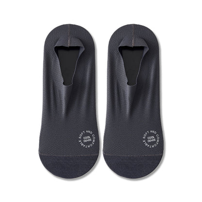 🔥 3-Pair Invisible Grip Socks Pack 🧦 – Breathable Low-Cut Anti-Slip Sweat-Absorbing Design