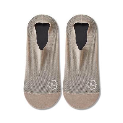 🔥 3-Pair Invisible Grip Socks Pack 🧦 – Breathable Low-Cut Anti-Slip Sweat-Absorbing Design
