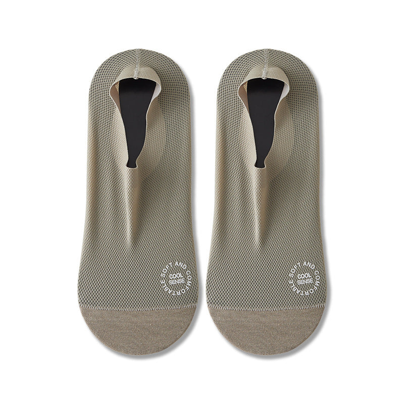 🔥 3-Pair Invisible Grip Socks Pack 🧦 – Breathable Low-Cut Anti-Slip Sweat-Absorbing Design