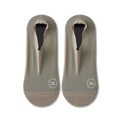 🔥 3-Pair Invisible Grip Socks Pack 🧦 – Breathable Low-Cut Anti-Slip Sweat-Absorbing Design