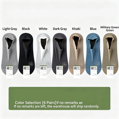 🔥 3-Pair Invisible Grip Socks Pack 🧦 – Breathable Low-Cut Anti-Slip Sweat-Absorbing Design