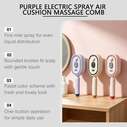 ⏰Final 3 Hours: Only $32.99🎉Electric Spray Air Cushion Massage Comb