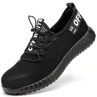 Men's Summer Breathable Safety Shoes — Anti-Smash & Puncture-Resistant