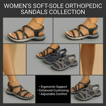 🔥 Best-Selling Sandals 2026 Women's Soft-Sole Orthopedic Sandals | Ultra-Comfortable Open-Toe De