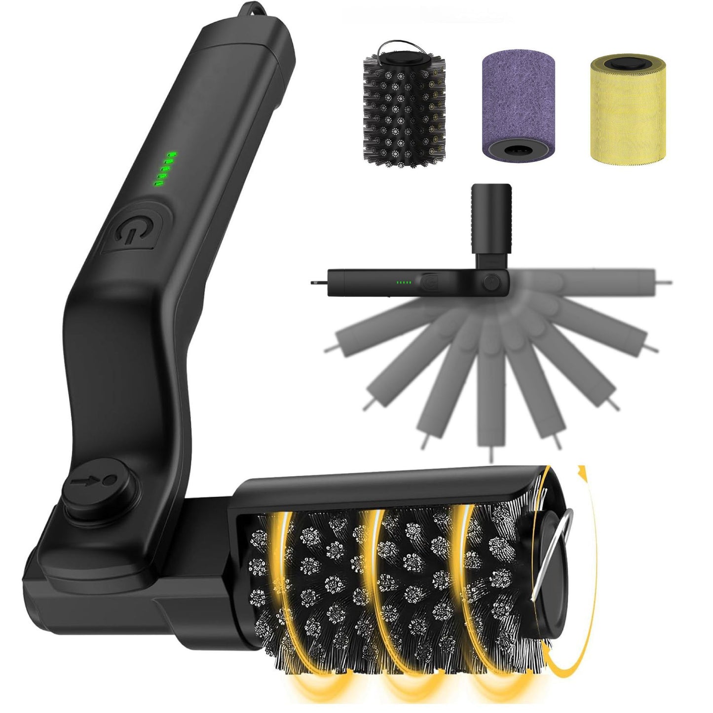 The Ultimate BBQ Companion: Rechargeable Electric Rotary Grill Scrubber