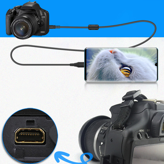 Mobile phone connection SLR camera cable TYPE-C type OTG cable