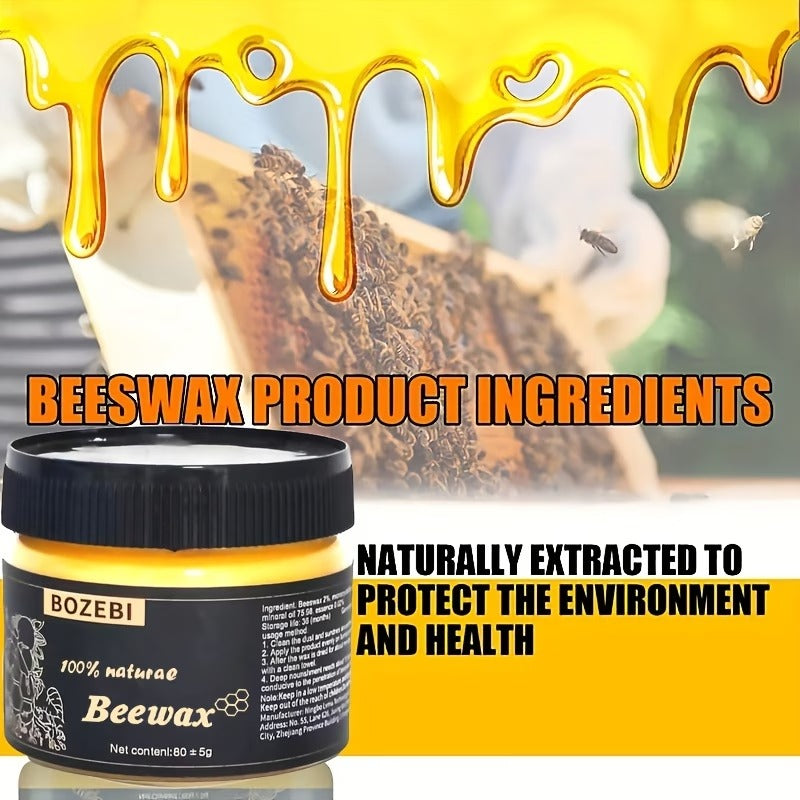Natural Wood Seasoning Beeswax | Traditional Furniture Polish & Restorer