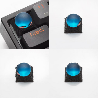 Blue slime keycaps - 1 piece per pack