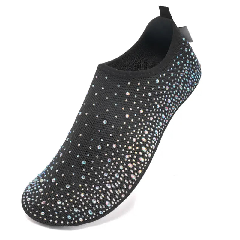 ✨ Sparkle Barefoot Water Shoes for Women | Quick-Dry, Lightweight Aqua Socks for Beach, Swim, Surf & Yoga