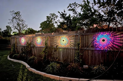 🔥Limited 50% OFF🔥Solar Mandala Projector Light Patio Ambient Decor