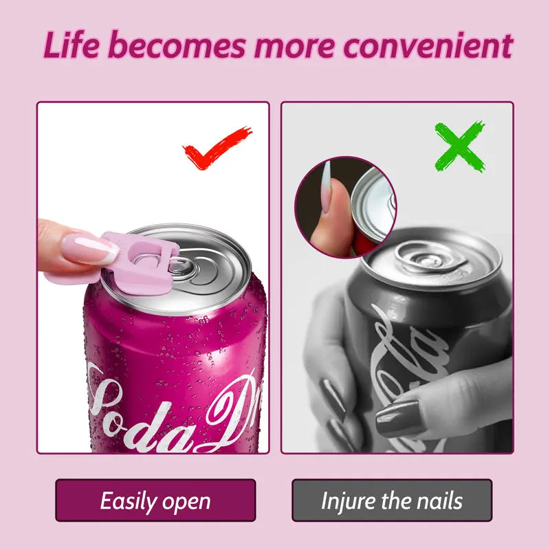 Drink Can Protector 6-Pack | Keep Bugs Out & Save Your Nails | Perfect for BBQs