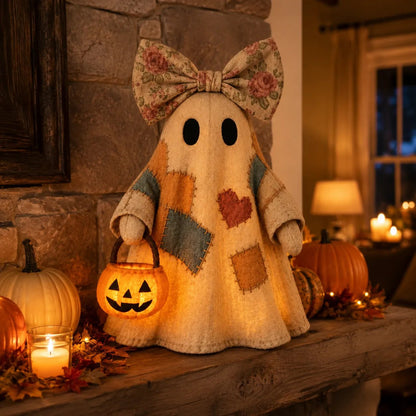 Lighted Vintage Patchwork Ghost 👻  Free Shipping