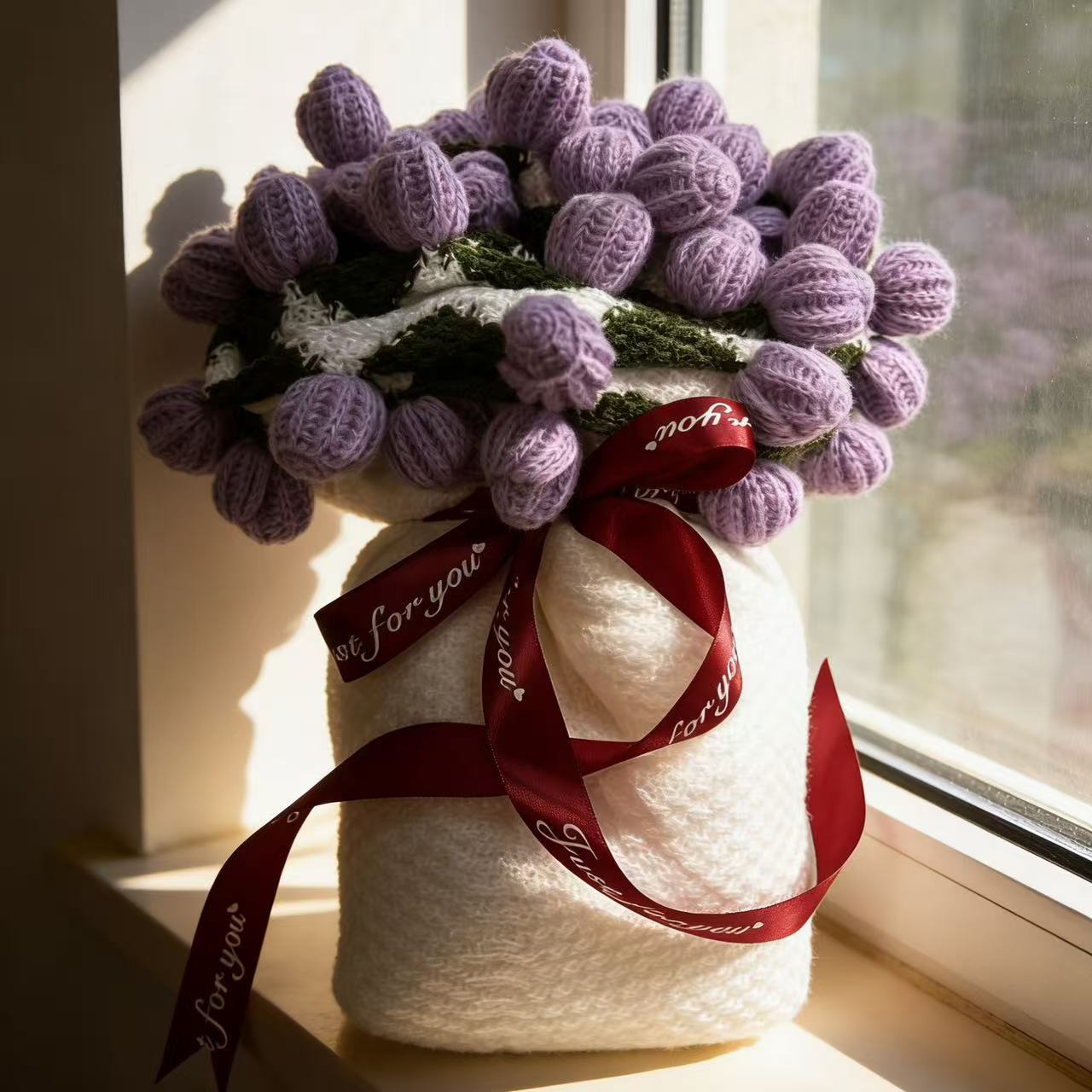 Handcrafted 3D Rose Throw Blanket | Premium Plush Floral Knit for Gifting